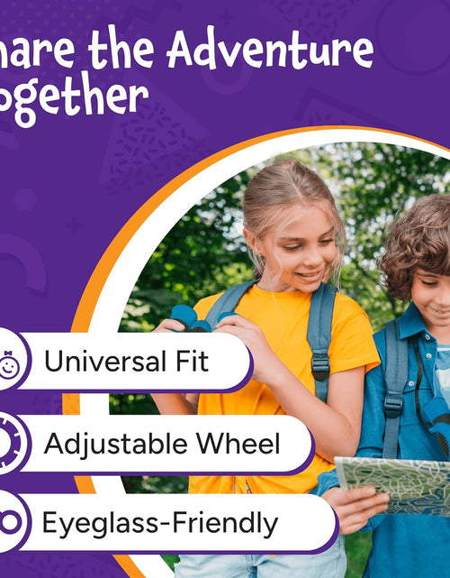 Load image into Gallery viewer, Binoculars for Kids - Small, Compact, Shock-Resistant Toy Binoculars - Learning &amp; Nature Exploration Toys for 4+ Year Old Girls and Boys - Think Peak Toys Kids Binoculars, Blue
